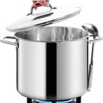HOMICHEF 29cm RVS Kookpot | Tweede Kansje, OP = OP, Kookpan of Snelkookpan, Inox, Keramische plaat, Verzenden