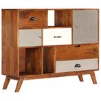 vidaXL Buffet 115x35x86 cm Bois solide dacacia, Huis en Inrichting, Verzenden