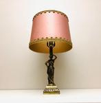 Lampe de table buffet - Bronze doré - Image classique, Antiquités & Art