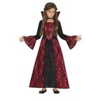 Vampier Halloween Kostuum Meisje Zwart Rood, Hobby en Vrije tijd, Verzenden, Nieuw