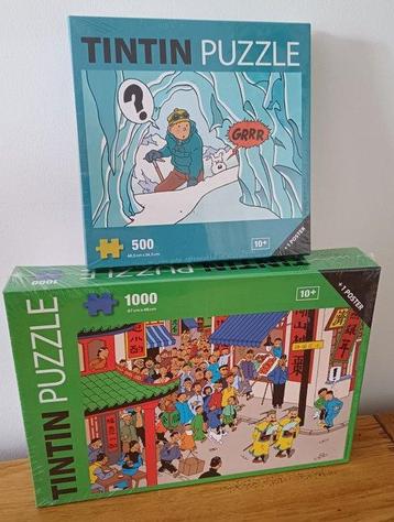 Tintin - Tintin 2 Puzzles - Le lotus Bleu 1000 Pièces +