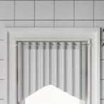 vidaXL Tringles à rideau 2 pcs blanc et argenté 60-105, Maison & Meubles, Ameublement | Rideaux & Stores à lamelles, Neuf, Verzenden
