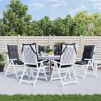 vidaXL Stoelkussens 6 st hoge rug oxford stof, Huis en Inrichting, Woonaccessoires | Kussens, Verzenden, Nieuw