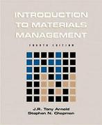 Chapman, Stephen N. : Introduction to Materials Management:, Boeken, Gelezen, Stephen N. Chapman, J. R. Tony Arnold, Verzenden