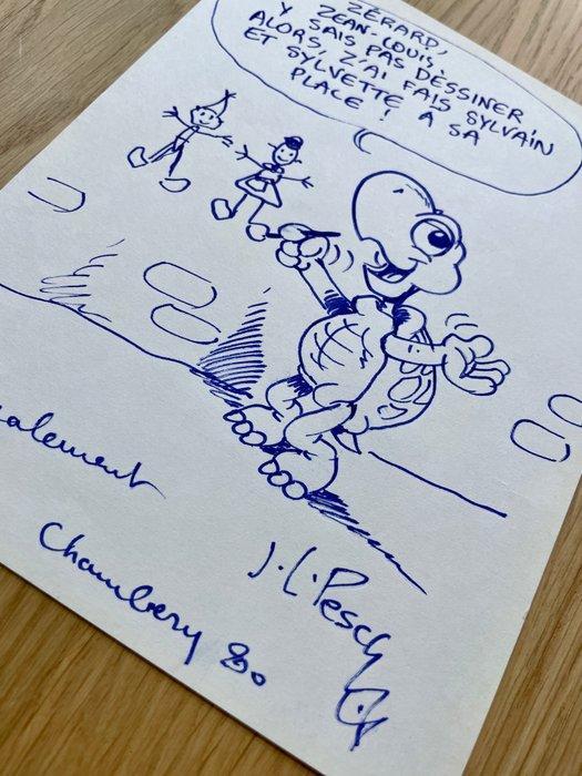 Pesch - Sylvain et Sylvette - Corinne - Dessin dédicacé à, Boeken, Stripverhalen