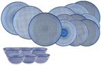 2dekans | Service Les essentiels - 18 stuks - Donker blauw, Huis en Inrichting, Keuken | Servies, Ophalen of Verzenden, Nieuw