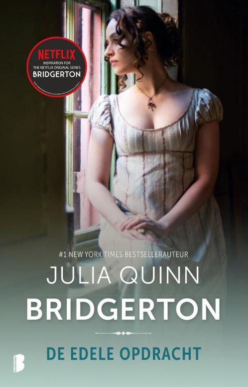 De edele opdracht / Bridgerton / 7 9789022593455 Julia Quinn, Boeken, Romans, Zo goed als nieuw, Verzenden