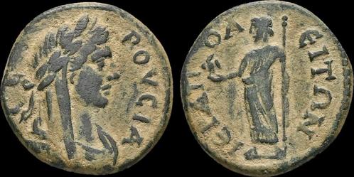 Uncertain date Phrygia Hierapolis Pseudo-autonomous Ae22..., Timbres & Monnaies, Monnaies & Billets de banque | Collections, Envoi