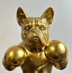 Daluxe Art - 1999 • Golden Boxing Bulldog, Antiek en Kunst