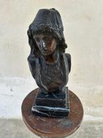 Buste, Giovane Odalisca - 27 cm - Gepatineerd brons,