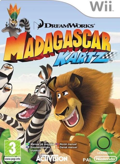 Madagascar Kartz (Wii Games) (Nintendo Wii), Games en Spelcomputers, Games | Nintendo Wii, Zo goed als nieuw, Ophalen of Verzenden