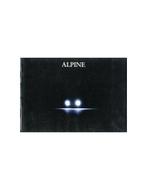 1992 ALPINE A610 TURBO BROCHURE FRANS, Nieuw