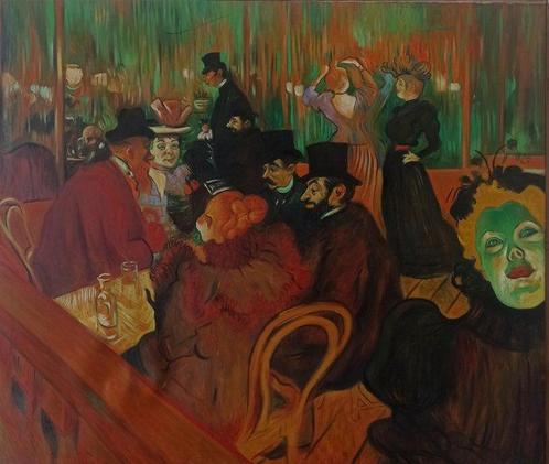 Henri de Toulouse Lautrec (1864-1901), after - Al Moulin, Antiek en Kunst, Kunst | Schilderijen | Klassiek