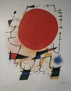 Joan Miró - Sol rojo  - Tamaño XL, Antiquités & Art, Art | Dessins & Photographie