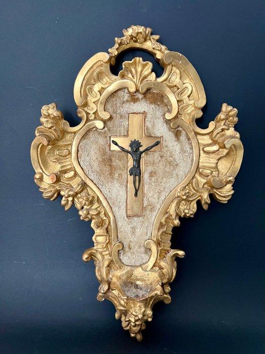 Wijwatervat - 1750-1800 - Bénitier barok - 42 cm, Antiek en Kunst, Kunst | Niet-Westerse kunst
