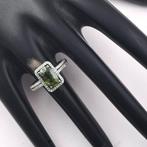 Zonder minimumprijs - Ring Platina - 2.84ct. tw. Saffier -, Handtassen en Accessoires, Ringen, Nieuw