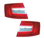 FEUX ARRIÈRE POUR SKODA OCTAVIA 4P 13-17 BLANC ROUGE, Verzenden, Nieuw