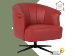 Leren draaifauteuil Embrace - Toledo Ducati (rood) -, Huis en Inrichting, Fauteuils, Eigentijds, Klassiek, Modern, Romantisch