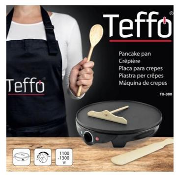 Teffo Pannenkoekenpan 30cm/1100-1300W beschikbaar voor biedingen