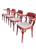 Stoel - Hout - Set van vier Thonet-stijl buighoutstoelen, Antiek en Kunst