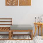 vidaXL Buiten Voetenbank Massief Acacia Hout Naturel, Tuin en Terras, Verzenden, Nieuw