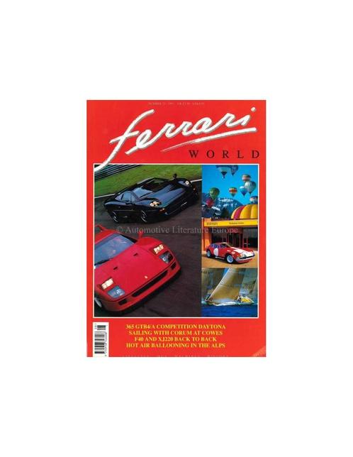 1993 FERRARI WORLD MAGAZINE 23 ENGELS, Boeken, Auto's | Folders en Tijdschriften