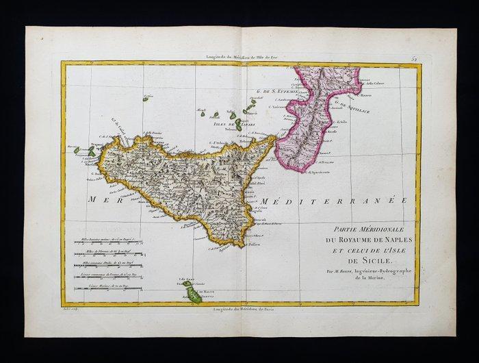 Europe - Italie du Sud / Sicile / Calabre / Messine / Villa, Livres, Atlas & Cartes géographiques