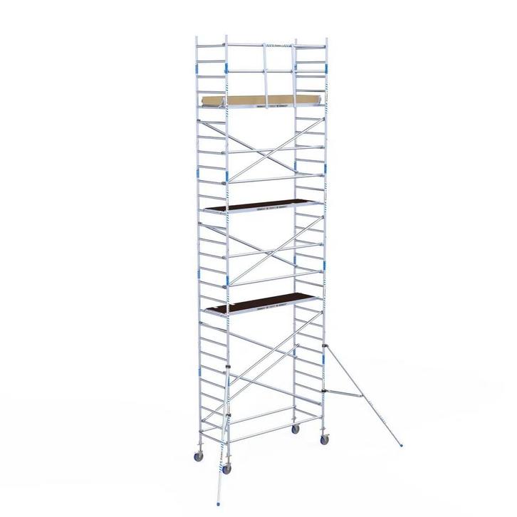 Basic rolsteiger 90 x 9,2m WH met voorloopleuning, Bricolage & Construction, Échafaudages, Envoi