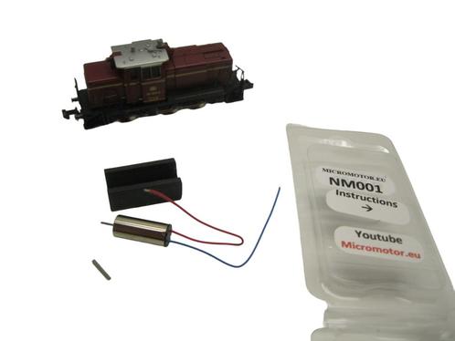micromotor NM001G N ombouwkit voor mintrix V 60, BR 261,, Hobby en Vrije tijd, Modeltreinen | N-Spoor, Gelijkstroom, Overige typen