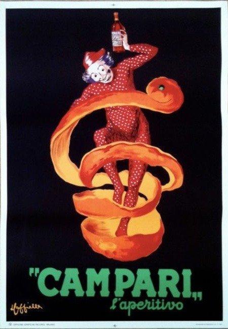 Leonetto Cappiello - Campari laperitivo - Bitter - jaren, Antiquités & Art, Art | Dessins & Photographie