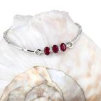 Zonder Minimumprijs - Armband Verguld Robijn - Topaas - 18K, Nieuw