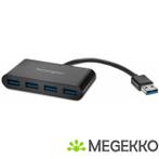 Kensington UH4000 hub & concentrator USB 3.0 (3.1 Gen 1)