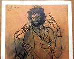Pablo Picasso - Poster Pablo Picasso titled THE FOOL - 1971, Antiek en Kunst