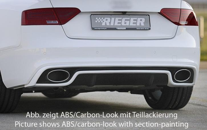RS5 Look Diffuser voor Audi A5 8T Coupe / Cabrio S line / S5, Auto diversen, Tuning en Styling, Ophalen of Verzenden