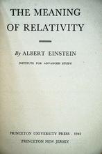 Albert Einstein - The Meaning of Relativity - 1945