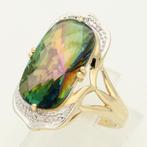 Zonder minimumprijs - Ring - 8 karaat Geel goud Topaas -, Handtassen en Accessoires, Ringen, Nieuw