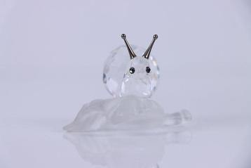 Figure - Swarovski - Slak op Blad (Boxed + Certificate) -