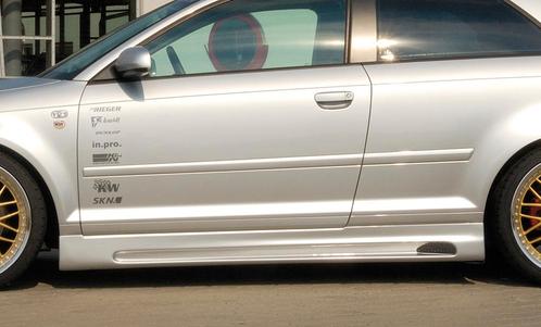 Rieger side skirt | Audi A3 8P 2008-2013 3D / Cabrio | ABS |, Auto-onderdelen, Carrosserie, Nieuw, Audi, Verzenden