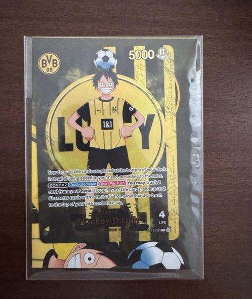 Bandai - 1 Verzegelde kaart - One Piece - Monkey D. Luffy X, Hobby en Vrije tijd, Verzamelkaartspellen | Overige