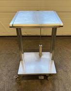 JOSTO RVS Afvalzakhouder op wielen met voetbediening, B55 x