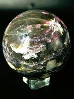 ***Geen reserve*** Rode Toermalijn met Smoky Quartz in, Verzamelen, Mineralen en Fossielen