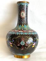 Vaas - en vide-poches schaaltjes , Cloisonnée versierd met
