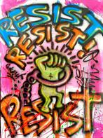 Outside - Keith Haring - Resist!
