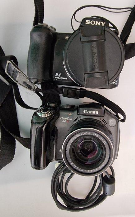 Canon Powershot S3is + Sony DSC-H50, Audio, Tv en Foto, Fotocamera's Digitaal