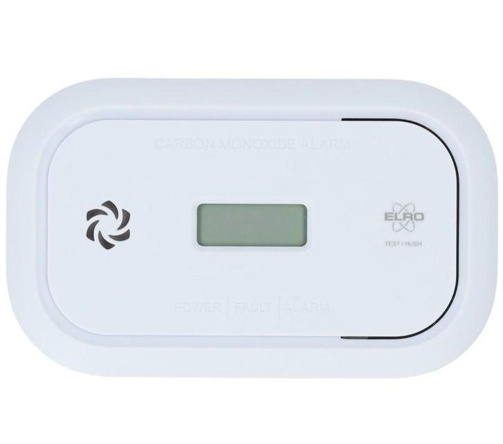 Elro koolmonoxidemelder FC5003 wit, Doe-het-zelf en Bouw, Hang- en Sluitwerk, Klink of Kruk, Nieuw, Overige materialen