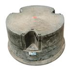 Opstap krukje rood 22 cm hoog met zwenkwieltjes gebruikt, Ophalen of Verzenden, Nieuw