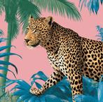 CARCANVAS_IT - Leopard in a blue foresta
