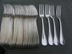 Bestekset (90) - Verzilverd, Staal - 45 messen en 45 vorken