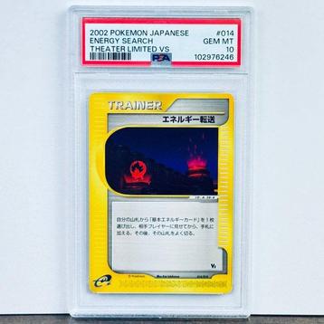 Pokémon Graded card - Energy Search VS - PSA 10, Hobby en Vrije tijd, Nieuw