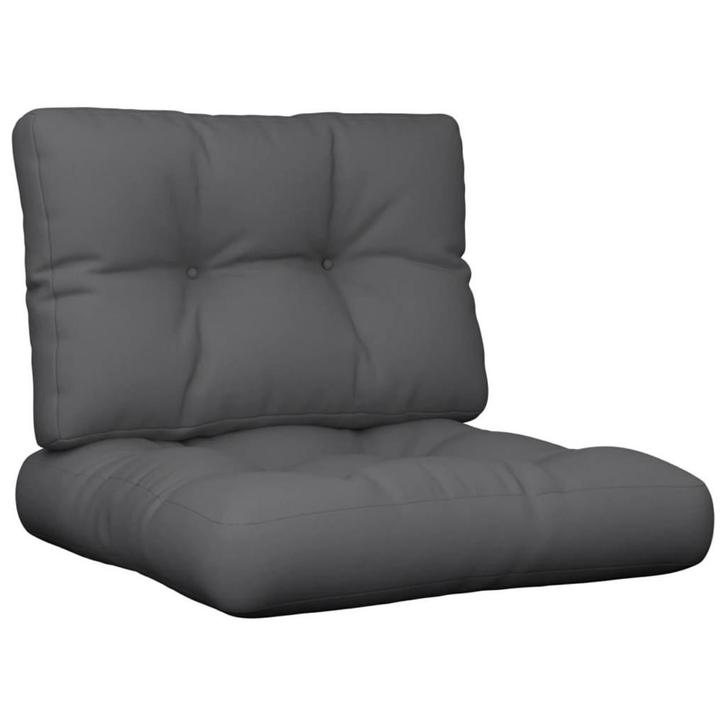 Kussenset Pallet Antraciet | OP = OP | Comfortabel buiten, Tuin en Terras, Tuinmeubel-accessoires, Nieuw, Verzenden